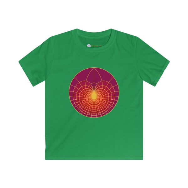Kids Softstyle Tee: Lotus Sunset - Image 3