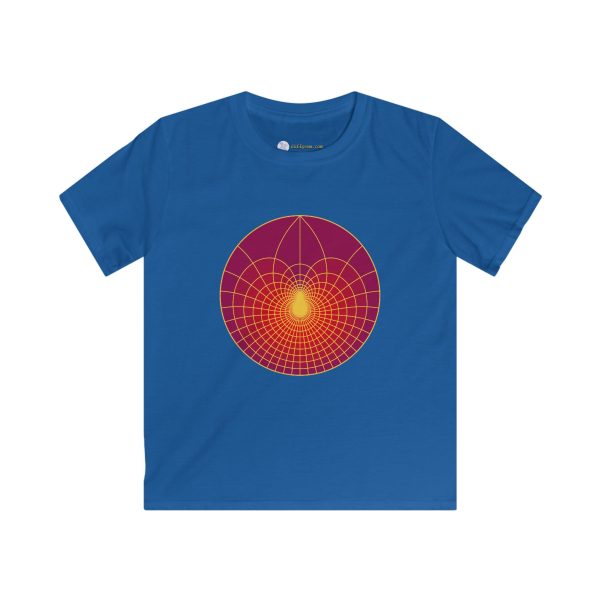 Kids Softstyle Tee: Lotus Sunset - Image 5
