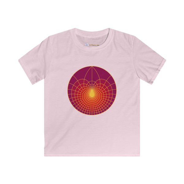 Kids Softstyle Tee: Lotus Sunset - Image 6