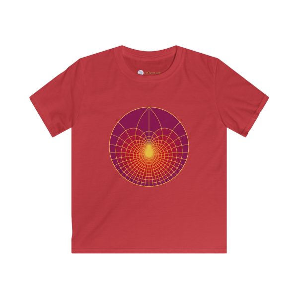 Kids Softstyle Tee: Lotus Sunset - Image 7