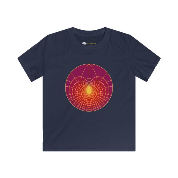 Kids Softstyle Tee: Lotus Sunset - Image 9
