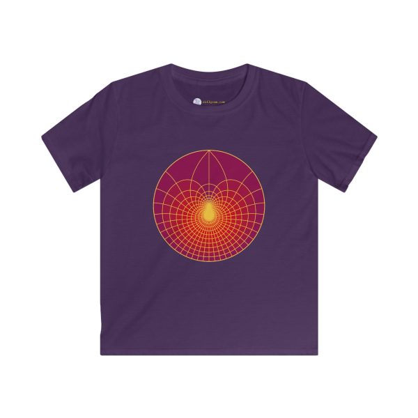 Kids Softstyle Tee: Lotus Sunset - Image 10