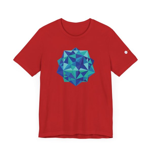 Unisex Tee: Five Cubes Ocean - Image 6