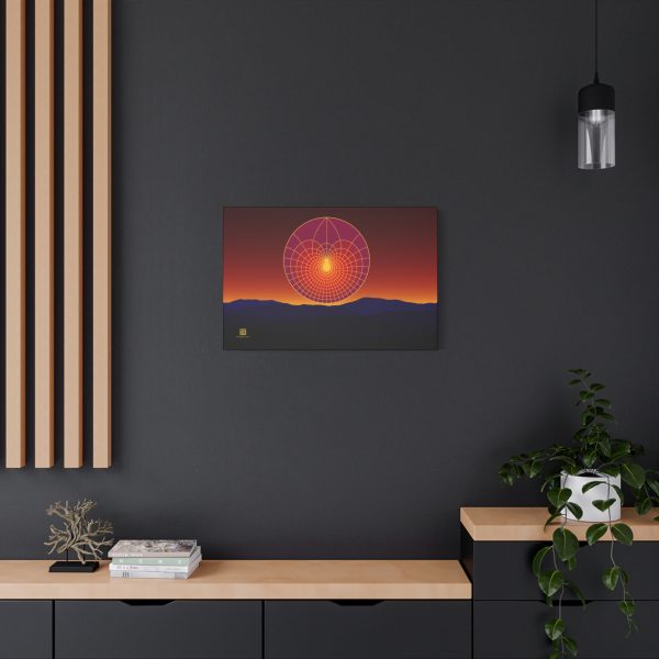 Large Canvas (1.25in): Lotus Sunset - Image 3