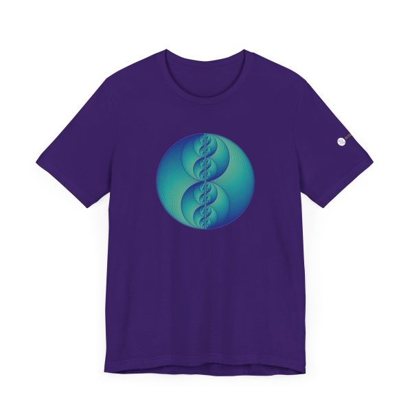Unisex Tee: Binary Medallion Phosphor - Image 10