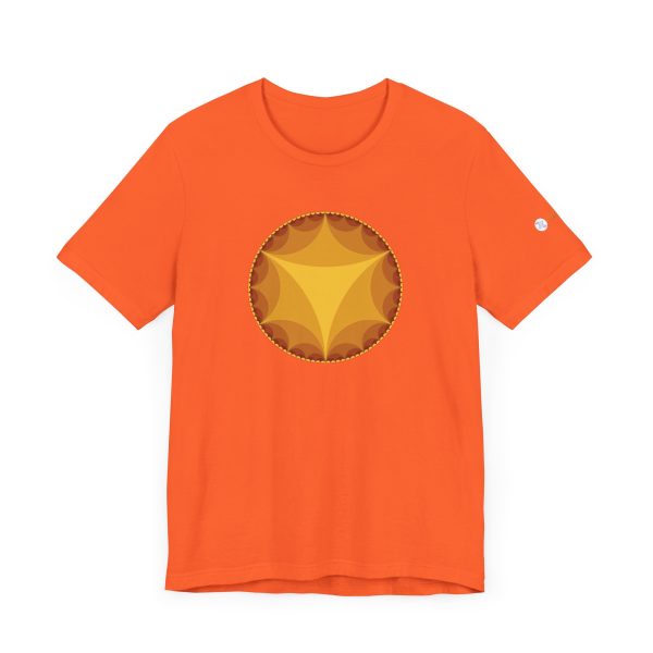 Unisex Tee: Ideal Triangles Warm - Image 2