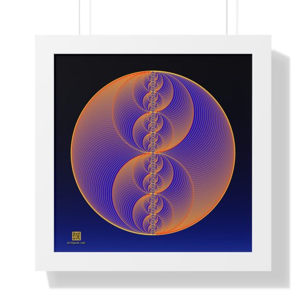 Framed Poster: Binary Medallion Lapis - Image 3