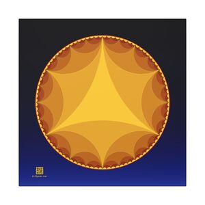 Canvas: Ideal Triangles Sunset