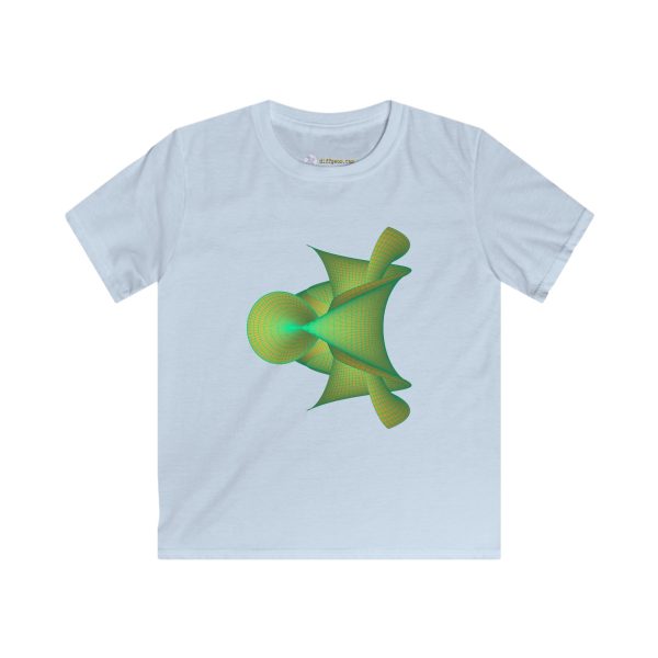 Kids Softstyle Tee: Kuen's Surface Gold - Image 4