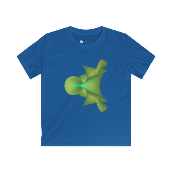Kids Softstyle Tee: Kuen's Surface Gold - Image 5