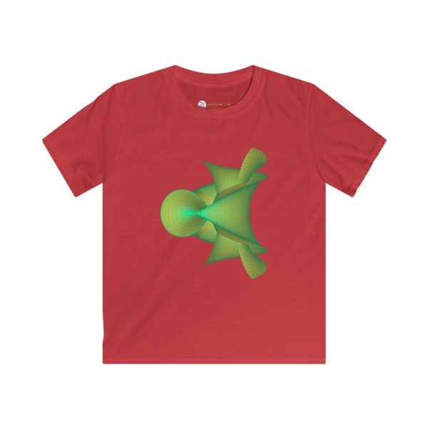 Kids Softstyle Tee: Kuen's Surface Gold - Image 7