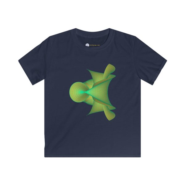 Kids Softstyle Tee: Kuen's Surface Gold - Image 9