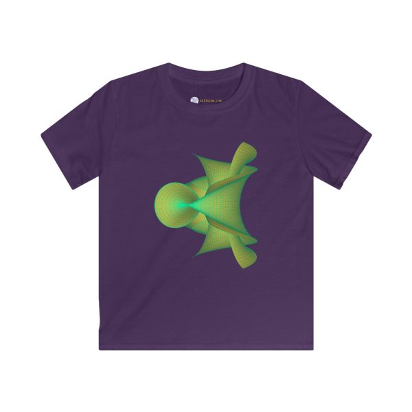 Kids Softstyle Tee: Kuen's Surface Gold - Image 10