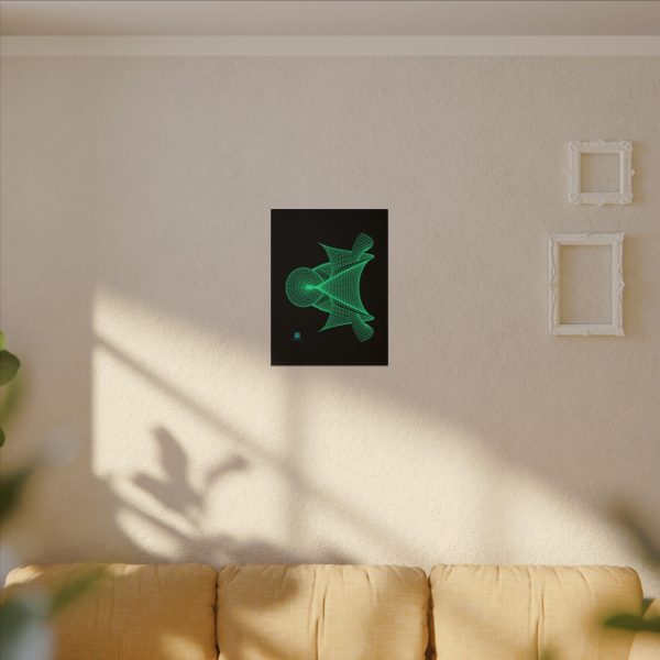 Canvas: Hyperbolic Surface Green Mesh - Image 4