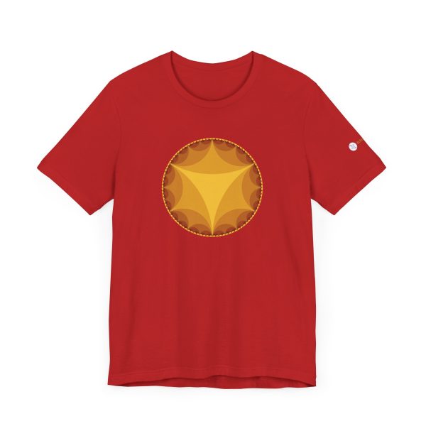 Unisex Tee: Ideal Triangles Warm - Image 6