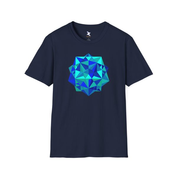 Softstyle T-Shirt: Five Cubes Ocean - Image 9