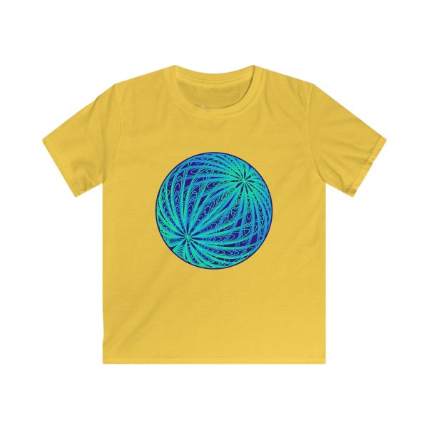 Kids Softstyle Tee: Dipole Phosphor - Image 2