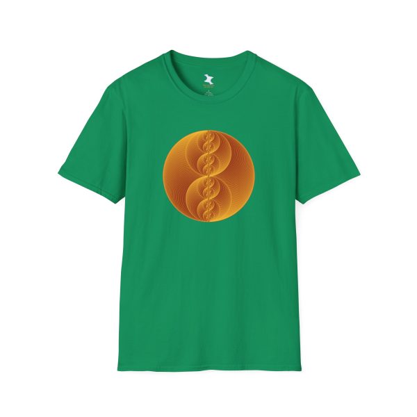 Softstyle T-Shirt: Binary Medallion Gold - Image 3