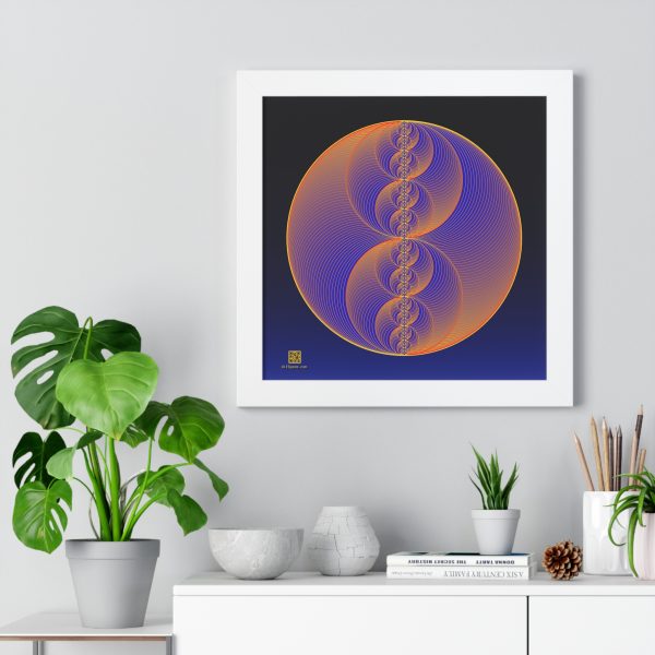 Framed Poster: Binary Medallion Lapis - Image 4