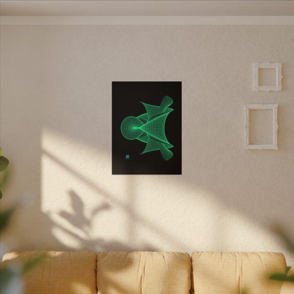 Canvas: Hyperbolic Surface Green Mesh - Image 6