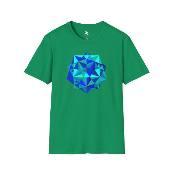 Softstyle T-Shirt: Five Cubes Ocean - Image 3