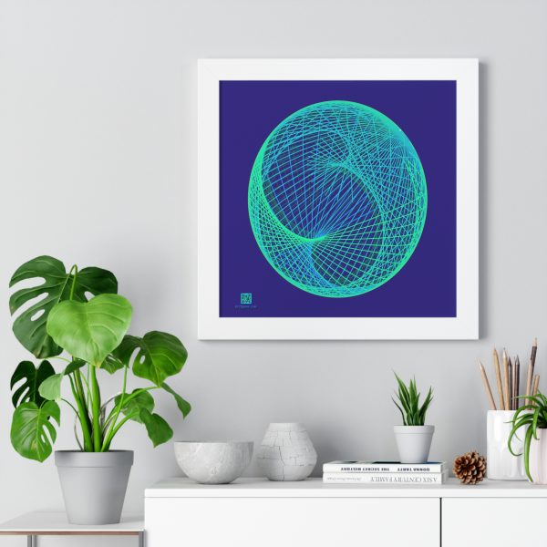 Framed Poster: Ellipsoid Geodesics Phosphor - Image 4