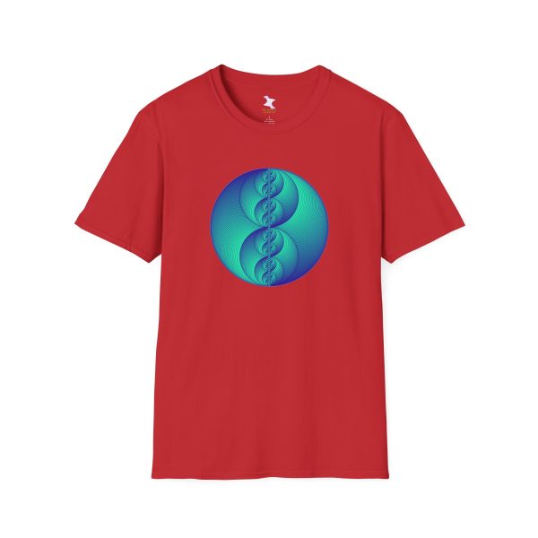 Softstyle T-Shirt: Binary Medallion Phosphor - Image 6