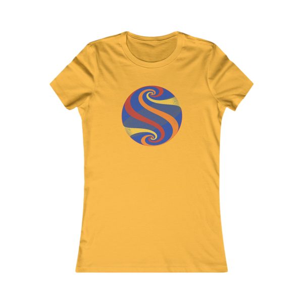 Women's Favorite Tee: Swirl Autumn - Image 2