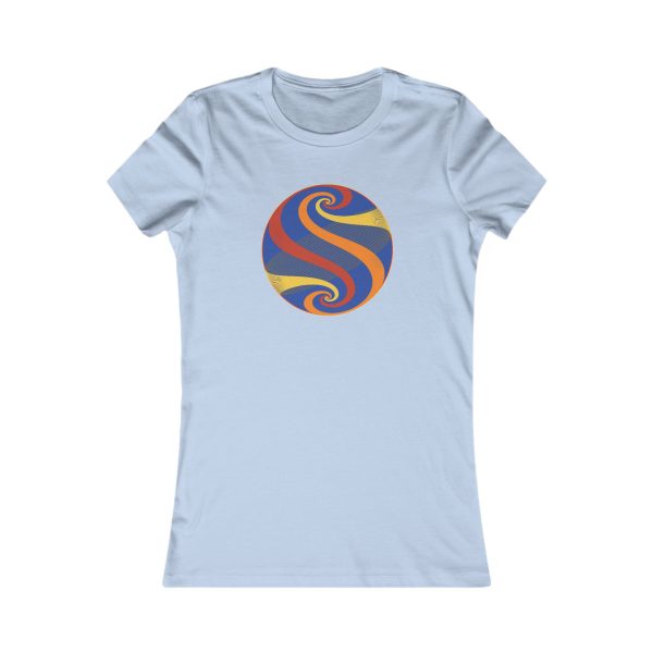 Women's Favorite Tee: Swirl Autumn - Image 4