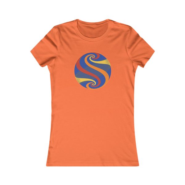 Women's Favorite Tee: Swirl Autumn - Image 6