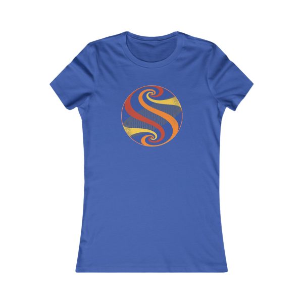 Women's Favorite Tee: Swirl Autumn - Image 8