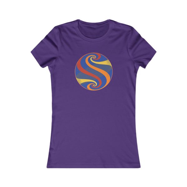 Women's Favorite Tee: Swirl Autumn - Image 10