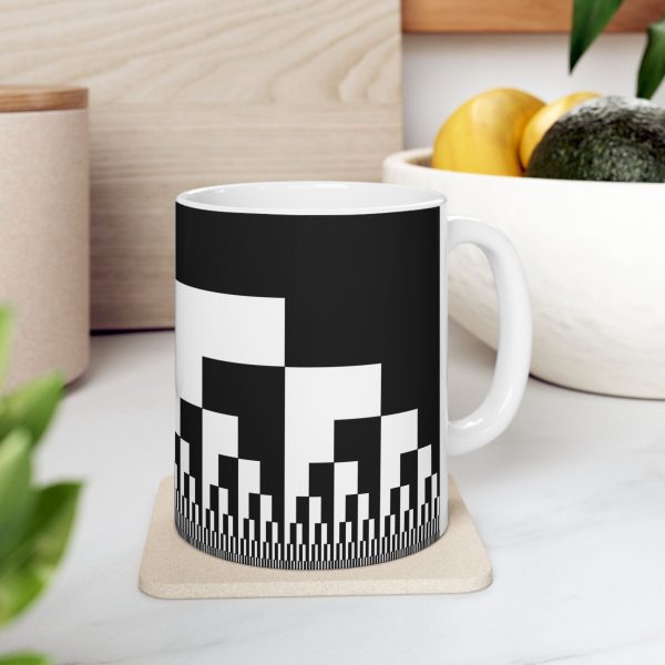 Ceramic Mug (11oz): Binary Cascade Black - Image 2
