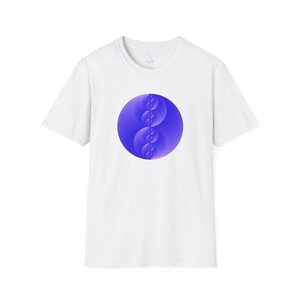 Softstyle T-Shirt: Binary Medallion Cirrus