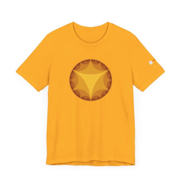 Unisex Tee: Ideal Triangles Warm - Image 3