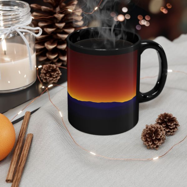Ceramic Mug (11oz): Nowhere-Differentiable Sunset - Image 3