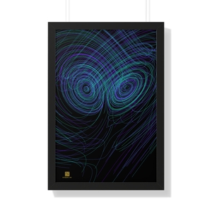 Framed Poster: Attractor Phosphor