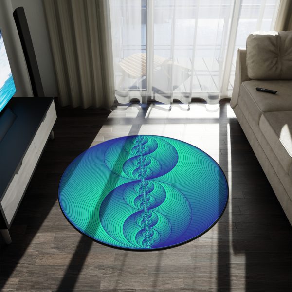 Rug: Binary Medallion Phosphor - Image 2