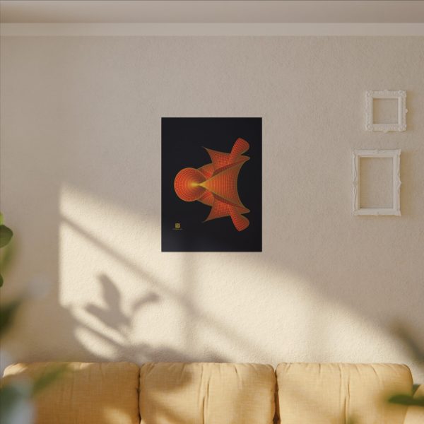 Canvas: Hyperbolic Surface Red - Image 6
