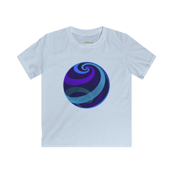Kids Softstyle Tee: Loxodromes Twilight - Image 4