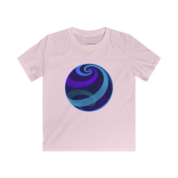 Kids Softstyle Tee: Loxodromes Twilight - Image 6