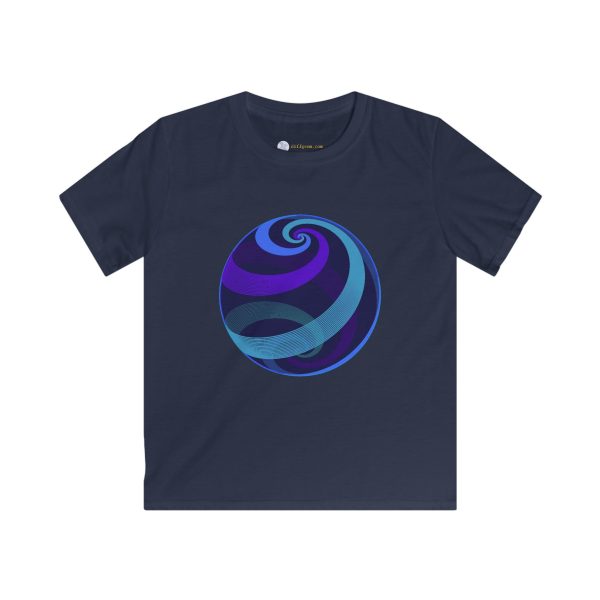 Kids Softstyle Tee: Loxodromes Twilight - Image 9