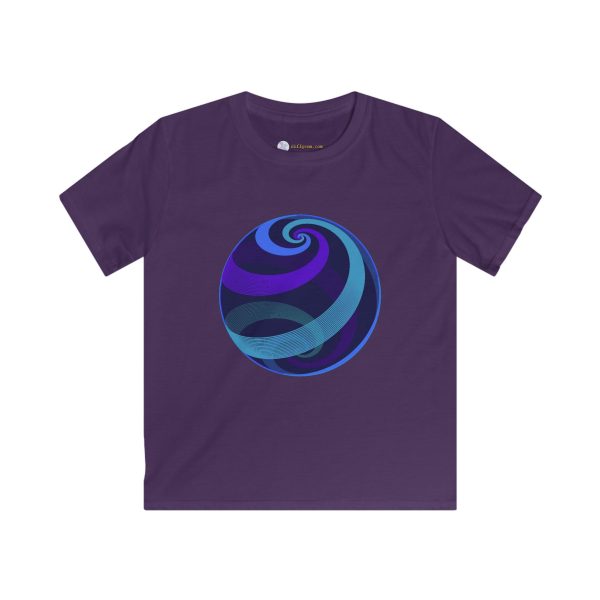 Kids Softstyle Tee: Loxodromes Twilight - Image 10