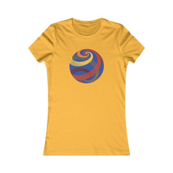 Women's Favorite Tee: Loxodromes Autumn - Image 2