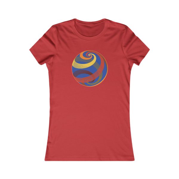 Women's Favorite Tee: Loxodromes Autumn - Image 5