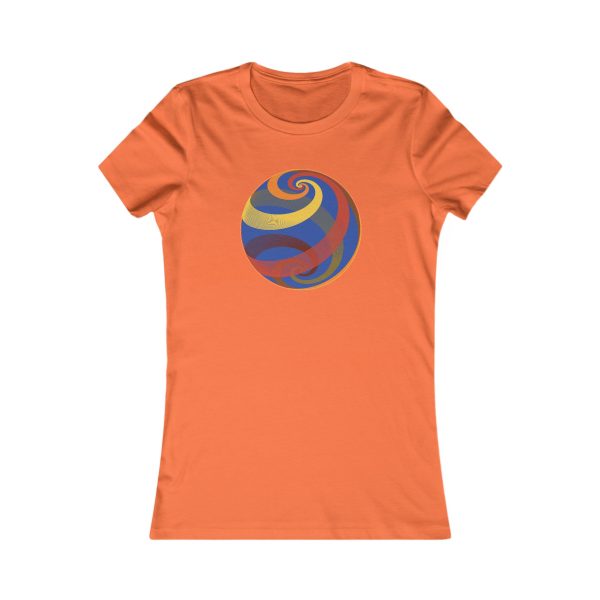 Women's Favorite Tee: Loxodromes Autumn - Image 6