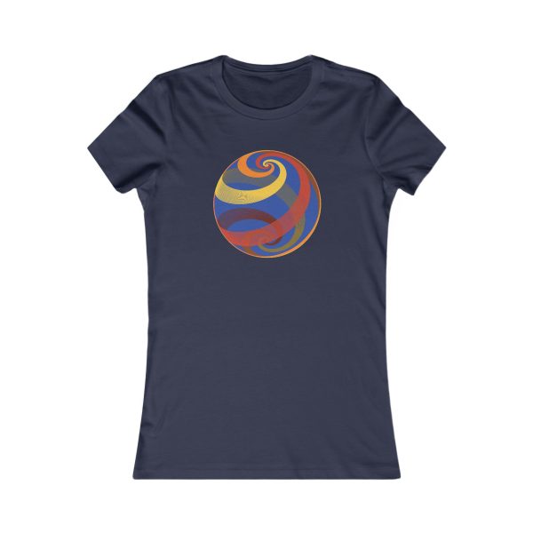Women's Favorite Tee: Loxodromes Autumn - Image 9