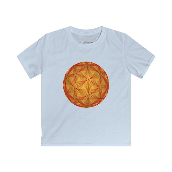 Kids Softstyle Tee: Diatom Red - Image 4