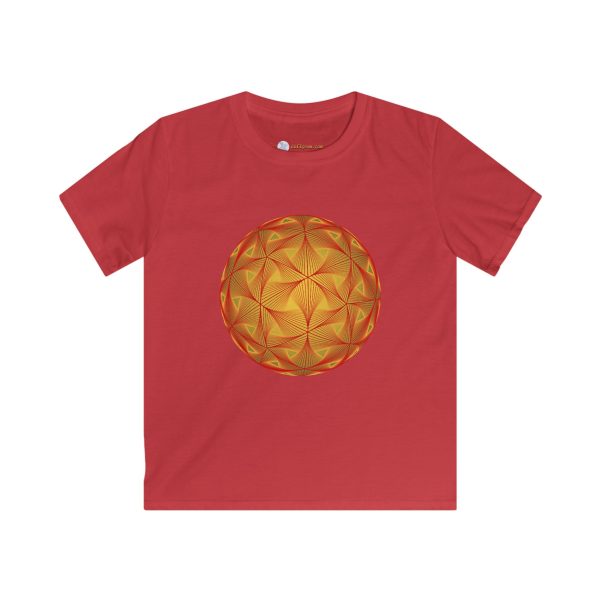 Kids Softstyle Tee: Diatom Red - Image 7
