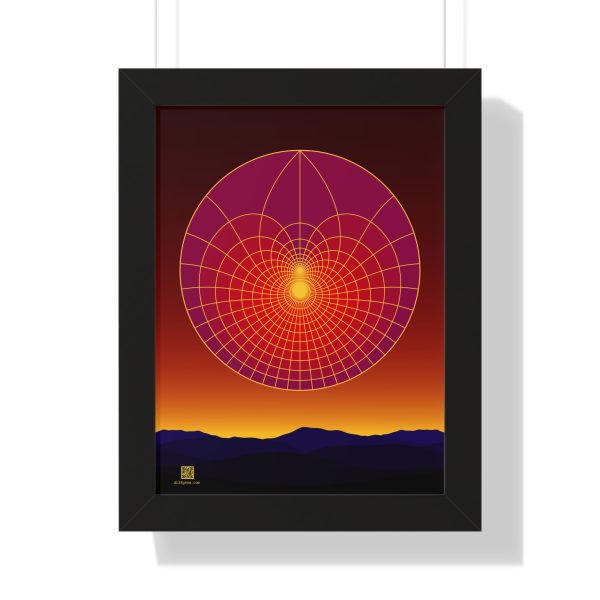 Framed Poster: Lotus Sunset